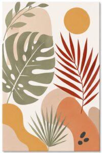 Boho Leaf Study I