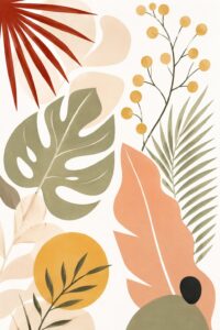 Boho Leaf Study II