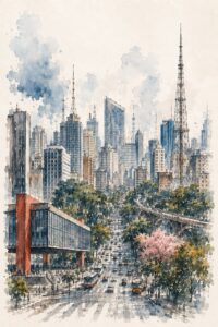 City Sketch IV