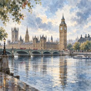 City Sketch London Skyline