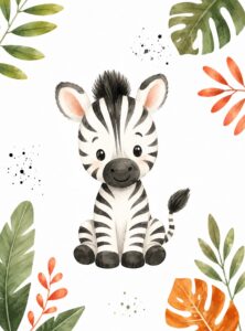 Jungle Friends V – Zebra