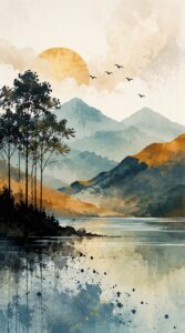 Mountain Lake Serenity I