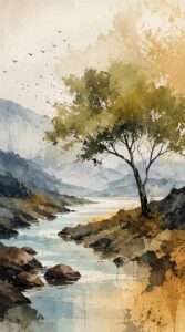 Mountain Lake Serenity V
