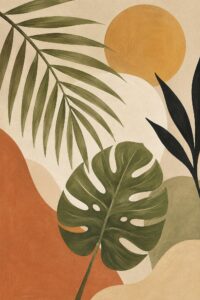 Terracotta Palms I