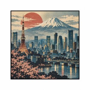 Vintage Skyline Tokyo